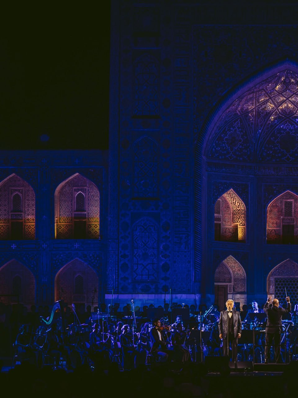 کنسرت موسیقی در سمرقند ازبکستان