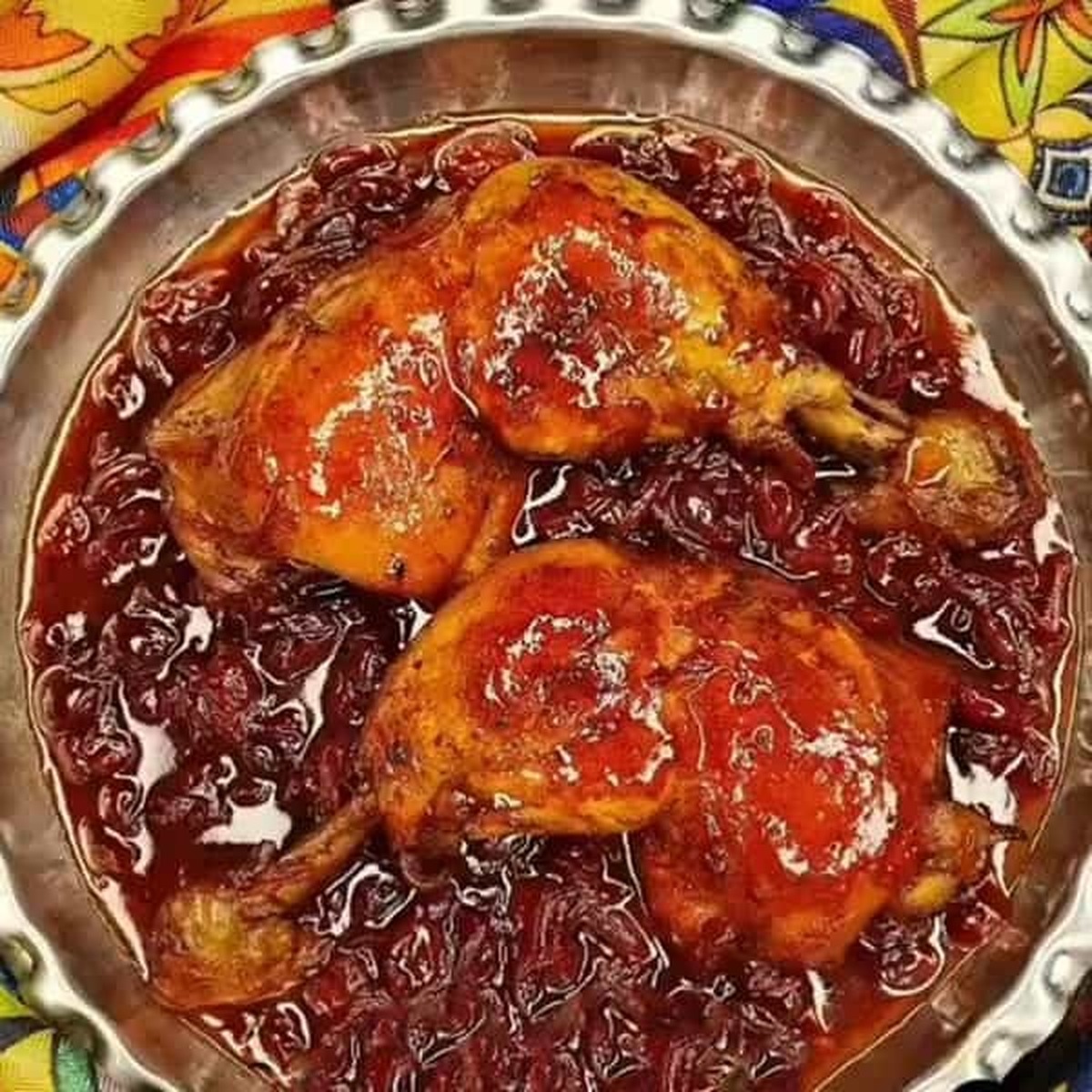 مرغ آلبالویی؛ خوشمزهترین مرغی که تا به حال خوردهاید!