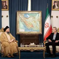 عمار حکیم با لاریجانی دیدار کرد