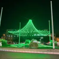 عکس/ مشهد به رنگ سبز درآمد