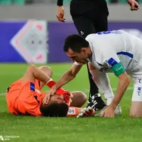 تورنمنت کافا؛ گلر قرقیزستان ضربه مغزی شد!