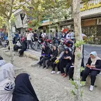 ماجرای ازدحام اتباع افغان در مقابل پلیس مهاجرت