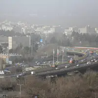 سایه آلودگی هوا همچنان بر فراز مشهد