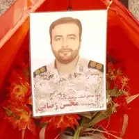 ‌بازسازی صحنه شهادت شهید رضایی