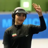 هانیه رستمیان در رده هشتم تپانچه ۲۵ متر جهان