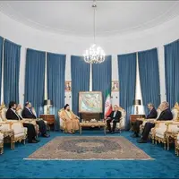 لاریجانی در دیدار حکیم: همکاری‌های ایران و عراق باید عینی‌تر شود