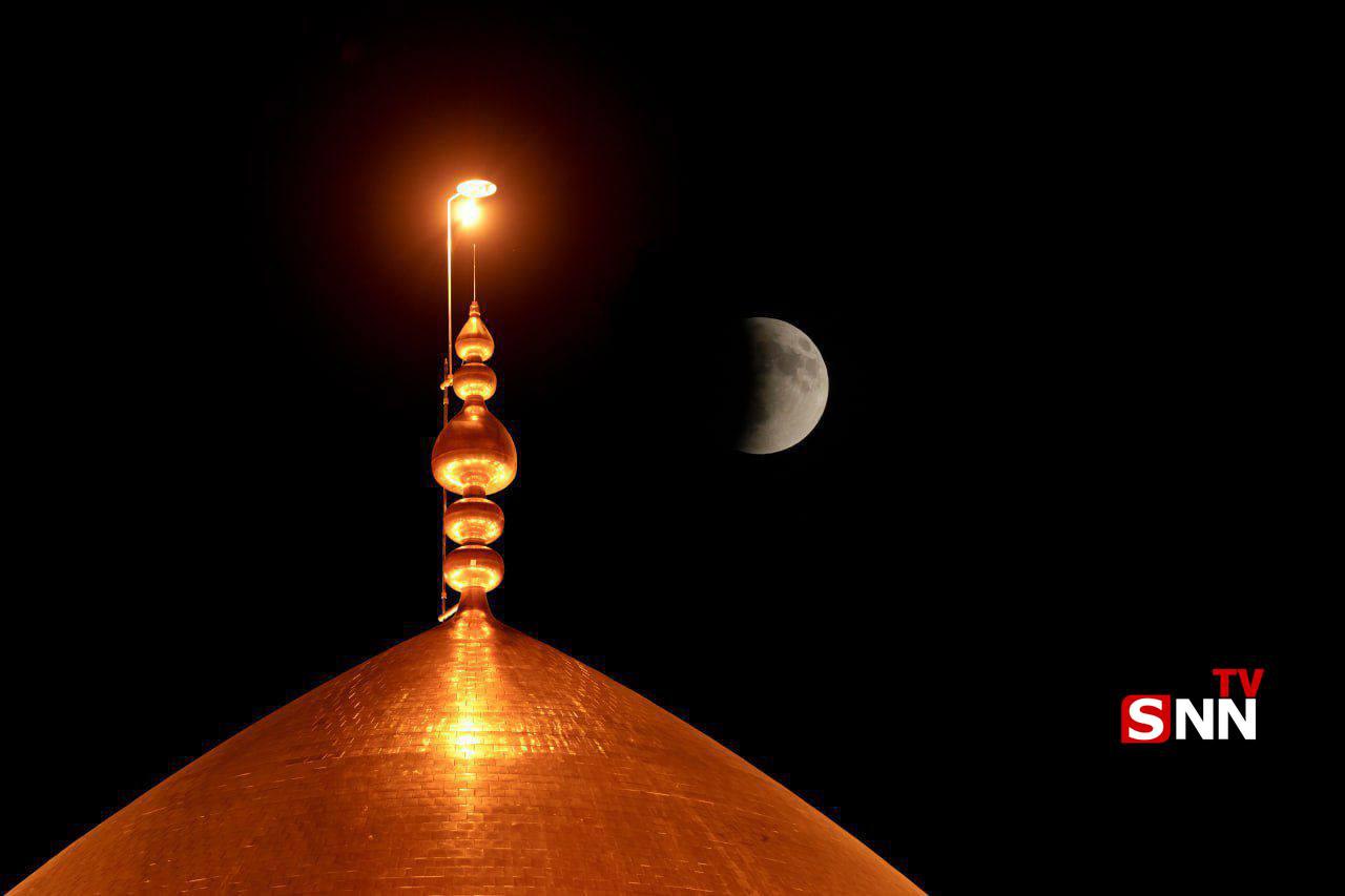 عکس/ تصاویری دیدنی از ماه خونین امشب