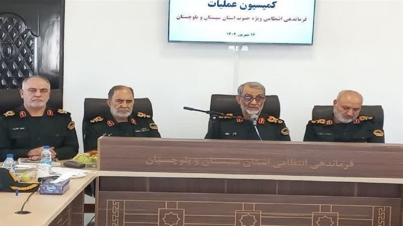 سردار رضایی: تروریستهای حملهکننده به پاسگاههای دامن ایرانشهر به هلاکت رسیدند