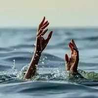 امواج خزر جان یک پیرمرد را گرفت
