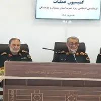  سردار رضایی: تروریست‌های حمله‌کننده به پاسگاه‌های دامن ایرانشهر به هلاکت رسیدند‌