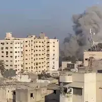 بمباران موسسه فرهنگی در غرب غزه