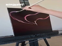 غروبی که در شب آمیخته شده