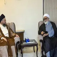 دیدار سید عمار حکیم با تولیت آستان قدس رضوی