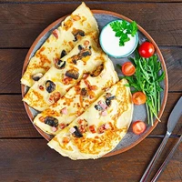 طرز تهیه کرپ پیتزا؛ یک صبحانه خاص و خوشمزه