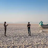 دریاچه ارومیه به طور کامل محو شد 