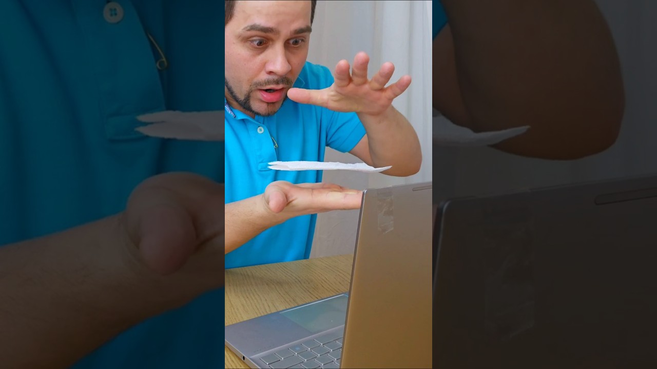 حقه شعبده بازی با دستمال کاغذی پرنده لو رفت! 
