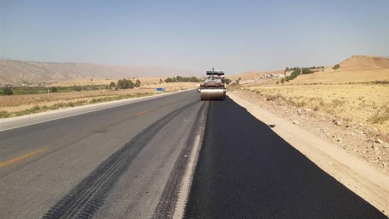 ترمیم ۱۲ کیلومتر از محور ترانزیتی قم – تهران در راستای ارتقای ایمنی راهها