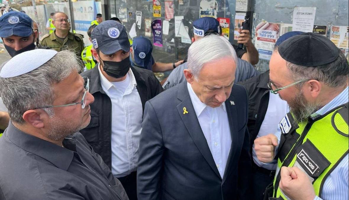 رجزخوانی نتانیاهو از محل وقوع عملیات مقاومتی در قدس