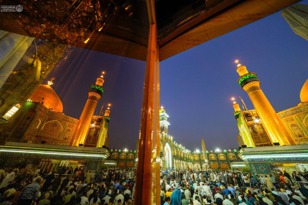 عکس/ شکوه جشن میلاد پیامبر رحمت در حرم مطهر علوی