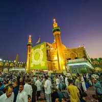 عکس/ شکوه جشن میلاد پیامبر رحمت در حرم مطهر علوی