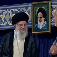 لحظاتی از گفت‌وگوی خصوصی رئیس‌جمهور با رهبر انقلاب