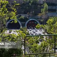 باند جنوبی تونل رسالت و باند شمالی تونل شهدای غزه امشب مسدود است