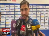 علیرضا جهانبخش: زود 10 نفره شدیم و باعث شد کار سخت شود؛ به ازبکستان تبریک می‌گویم