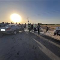 برخورد ۲ خودرو در خراسان شمالی ۲ کشته برجا گذاشت