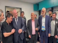 حضور رییس فیفا در رختکن تیم ملی فوتبال ایران