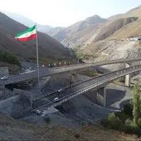 رئیس‌جمهور باند شرقی منطقه ۲ آزادراه تهران ـ شمال را افتتاح کرد