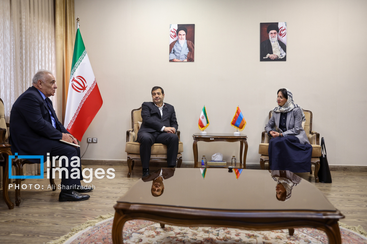 عکس/ دیدار وزیر فرهنگ، آموزش و ورزش ارمنستان با وزیر ورزش و جوانان ایران