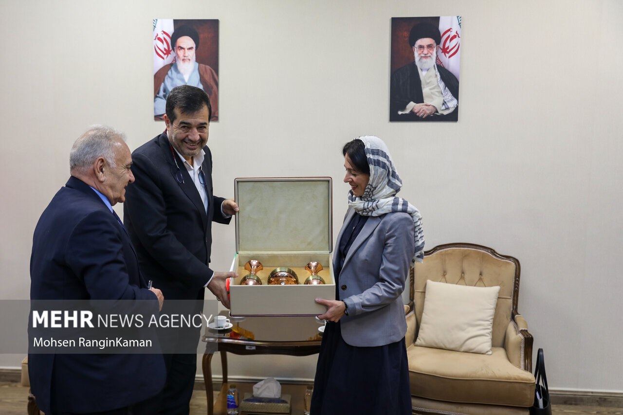 دیدار وزیر فرهنگ، آموزش و ورزش ارمنستان با وزیر ورزش و جوانان ایران