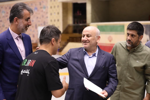 عکس/ توسعه کشتی مازندران و تجلیل از قهرمانان