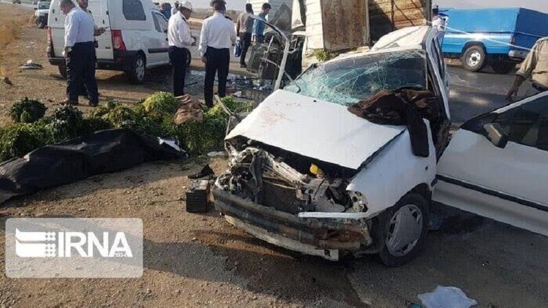 تصادف پراید و تیبا در خراسان شمالی ۹ مصدوم برجا گذاشت