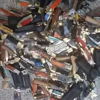 جاساز ۵۰۰ قبضه سلاح سرد در پست کنترل مرزی لو رفت