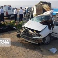 تصادف پراید و تیبا در خراسان شمالی ۹ مصدوم برجا گذاشت