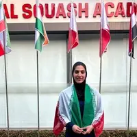 دختر اسکواش باز ایران در انتظار ویزا برای حضور در مسابقات ۱۵ هزاردلاری