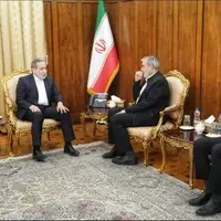 دیدار رئیس کمیسیون امنیت ملی با وزیر خارجه پیش از سفر عراقچی به مصر و تونس