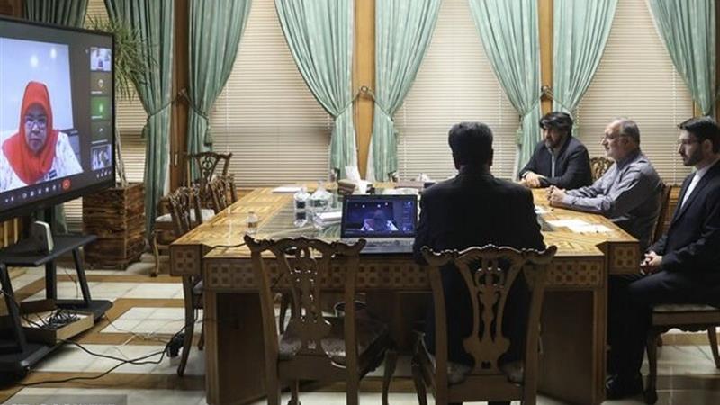 محکومیت فجایع انسانی غزه در جلسه مجازی زاکانی با شهردار کوالالامپور