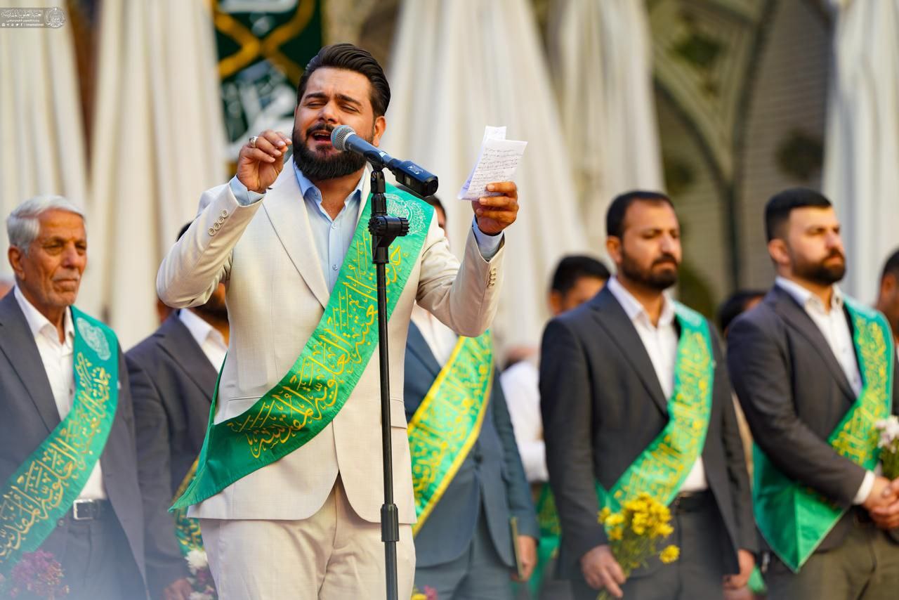 جشن میلاد پیامبر رحمت در حرم امیرالمؤمنین علیه‌السلام