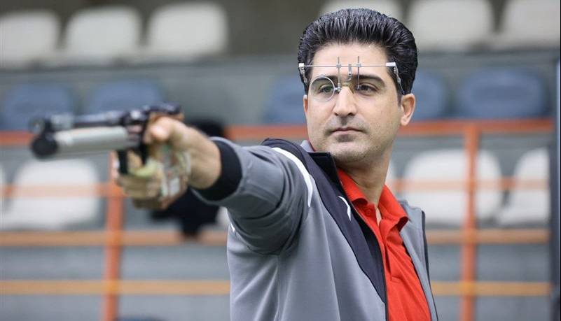 جام جهانی تیراندازی؛ گل‌خندان در تپانچه ۱۰ متر پنجم شد