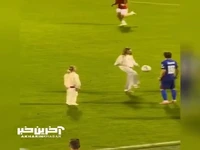 فوتبال خانوادگی لوکا مودریچ پس از مسابقه کرواسی و مونته‌نگرو