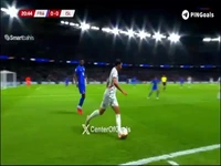 گل اول ایسلند به فرانسه توسط گودجانسون