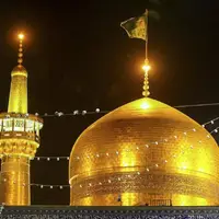 عکس/ حرم امام رضا(ع) در شب میلاد پیامبر اکرم(ص)
