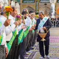 جشن میلاد پیامبر رحمت در حرم امیرالمؤمنین علیه‌السلام