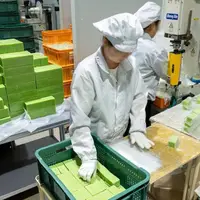  مراحل تماشایی تولید انبوه صابون در کره جنوبی