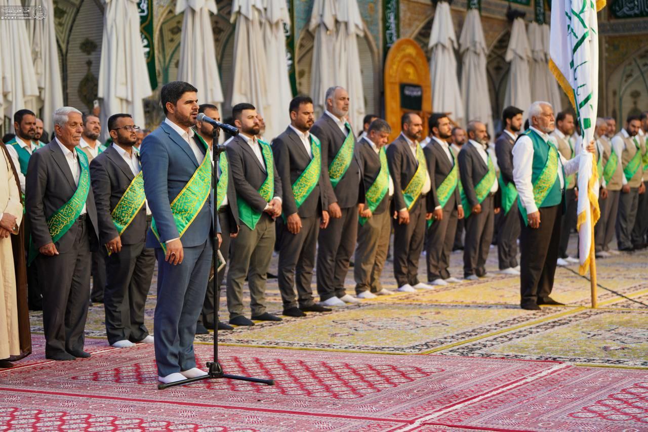 جشن میلاد پیامبر رحمت در حرم امیرالمؤمنین علیه‌السلام