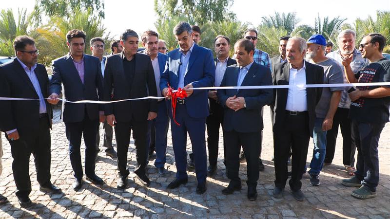 افتتاح ۲ طرح عمرانی با حضور استاندار یزد در شهرستان بافق