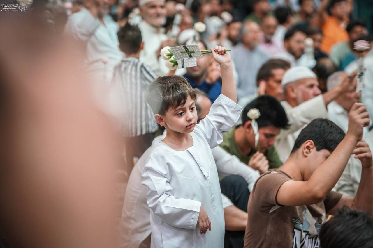 جشن مردمی میلاد رسول خاتم در حرم مطهر علوی