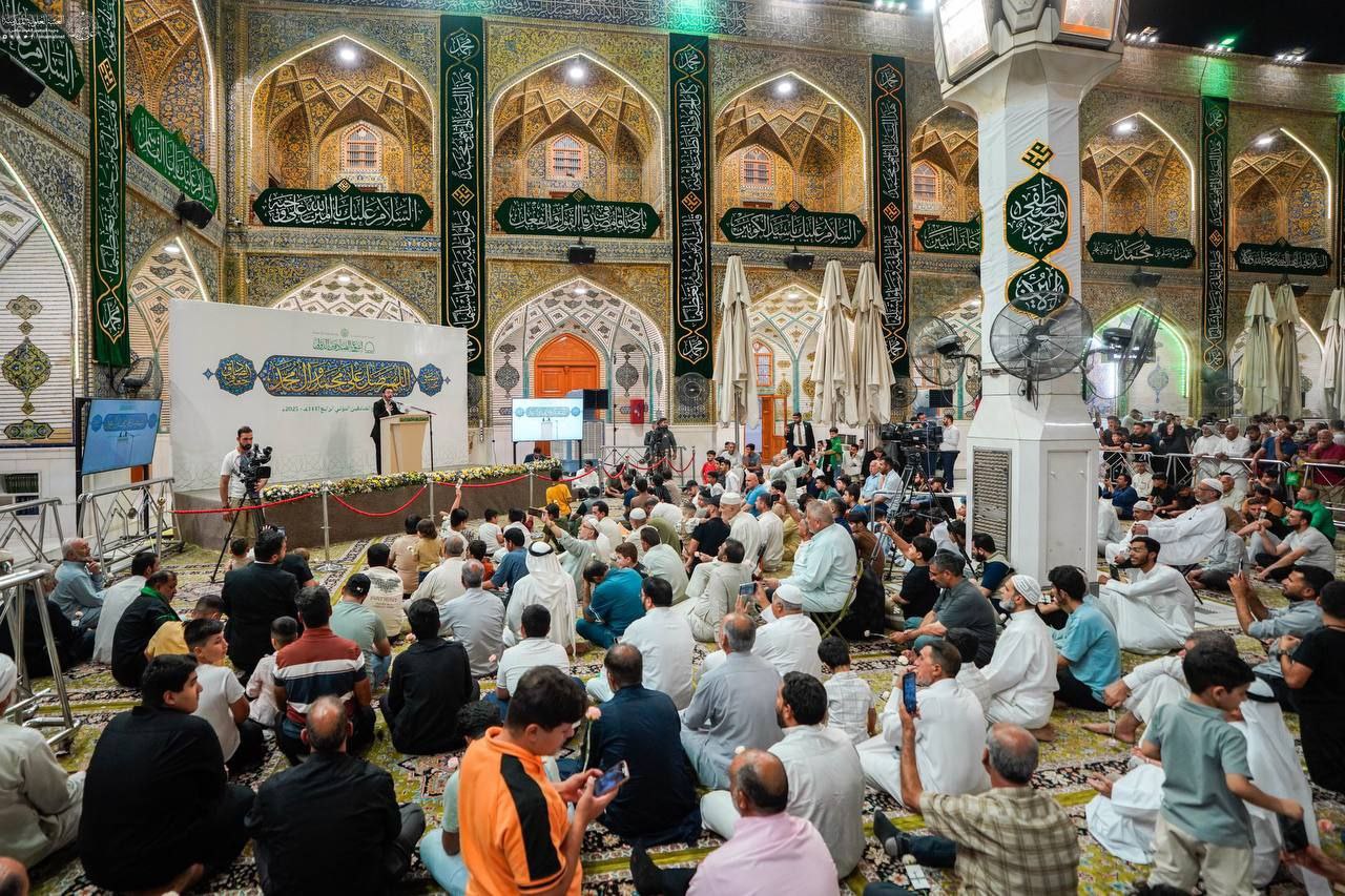 جشن مردمی میلاد رسول خاتم در حرم مطهر علوی